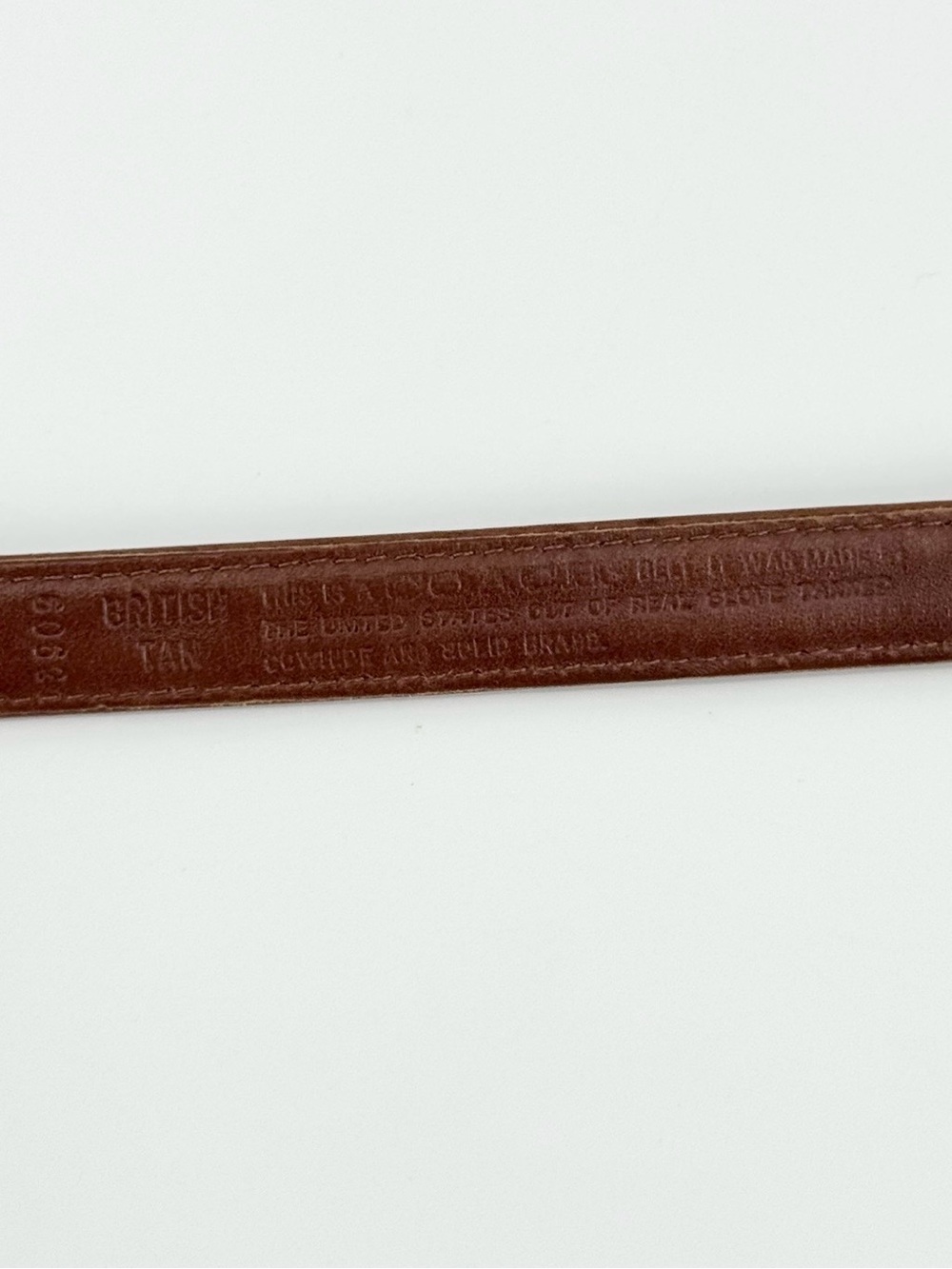 Coach British Tan Genuine Leather Belt - Picture 7 of 7